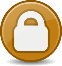 Privacy padlock icon